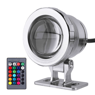 6500K RGB Underwater Boat Lights 5W / 10W Marine Waterproof LED Lights