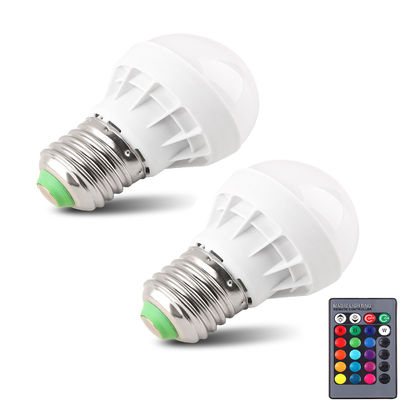 Lâmpada LED RGB Dimmable com câmbio de cor lâmpada LED ajustável